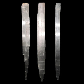Selenite icicles from Morocco Selenite icicles from Morocco