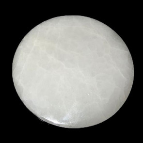 Large selenite disk Large selenite disk