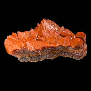 Red quartz cluster Red quartz cluster