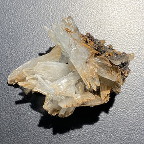 Blue barite crystals Blue barite crystals