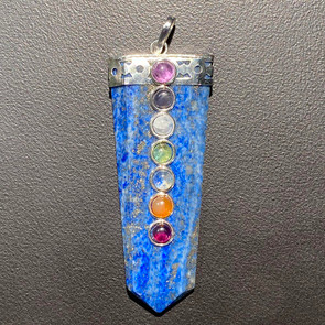 Lapis chakra pendant
