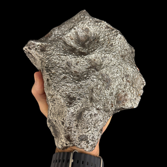 Large Campo del Cielo Iron Meteorite on Custom Stand