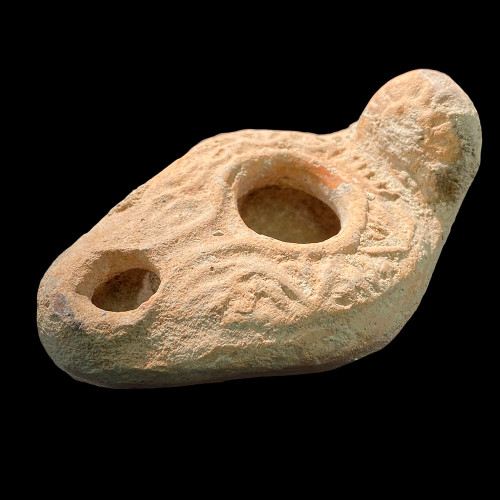 Pottery Oil Lamp early Islamic 750 AD For Sale | Fossilsplus