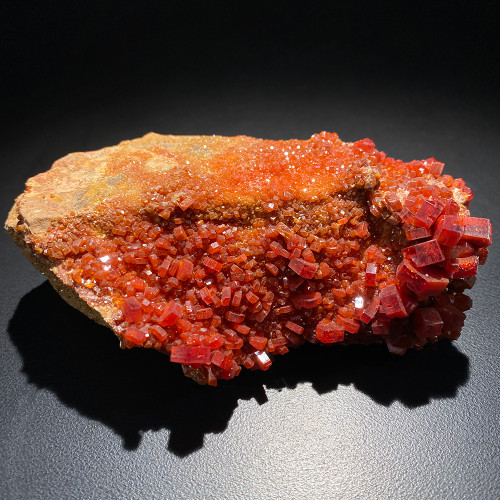 Miniature Minerals - Moroccan Vanadinite Specimen (small crystals) - Minera  Emporium Crystal & Mineral Shop