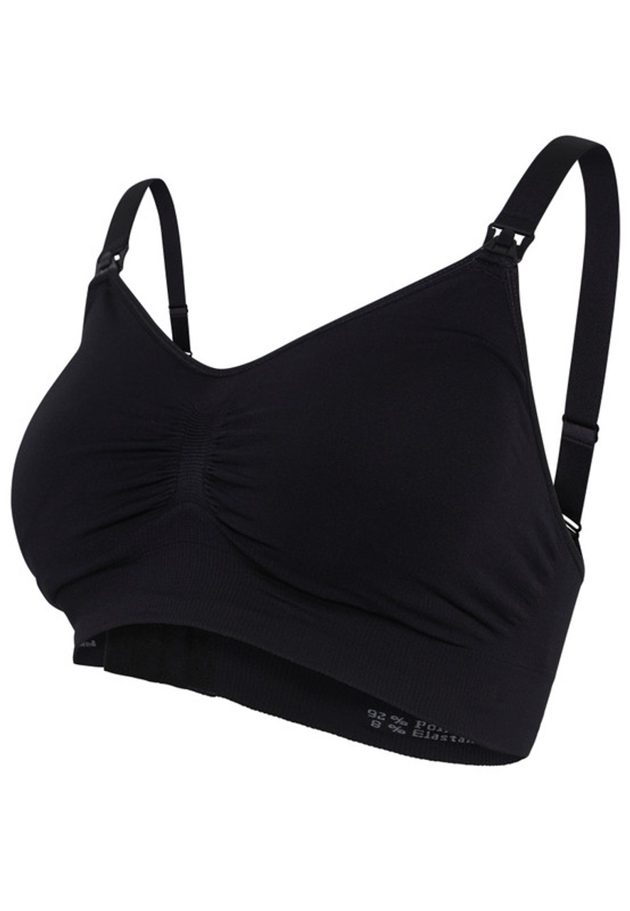 Carriwell Padded Maternity & Nursing Bra S-XL Black - RoboKidShop