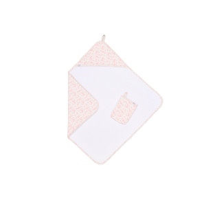 Coccoli Infant/kid Girl Modal Hooded Towel Set One Size Wt6022-199