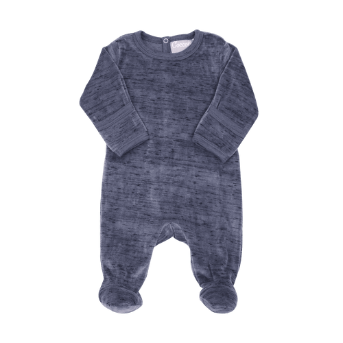 Coccoli Infant Boy Velour Footie  PV5113-786