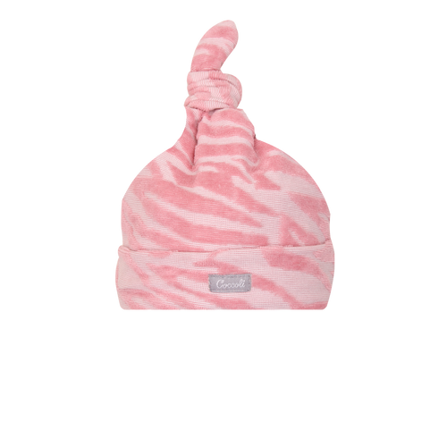 Coccoli Infant Girl Jacquard Velour Cap BV5321-166