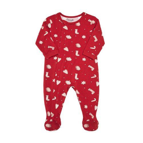 Coccoli Infant Boy/Girl/Neutral  Boy/Girl/Neutral Cotton-Modal Zipper Footie PZM5525-655