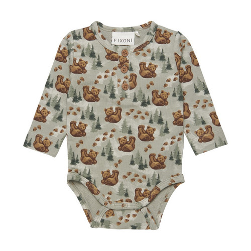 Fixoni Infant Boy Body L/S Bamboo Sweat 422386-2159