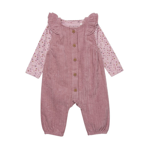 Fixoni Infant Girl Set w. Body & Cord Jumpsuit 422390-6180