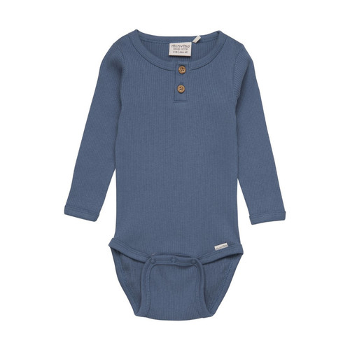 Minymo Infant Boy Body L/S Rib 111905-7218