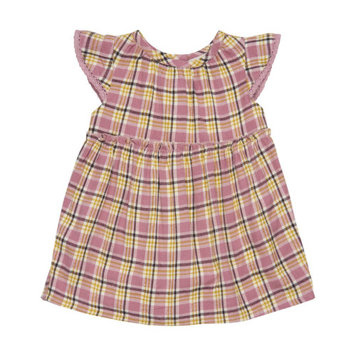 Minymo Infant Girl Dress/S Check 111927-6008