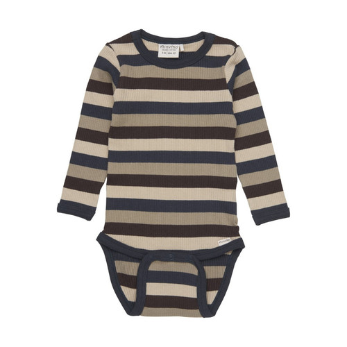 Minymo Infant Boy Body L/S Y/D Rib 112010-7916