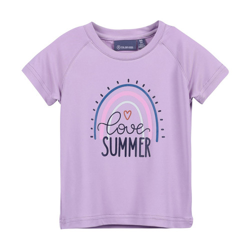Color Kids Infant Girl T-shirt W. Chestprint S/S, 740862-6071