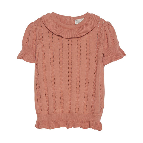 Minymo Infant/Kid GIrl TopS/S Knit 123143-5731