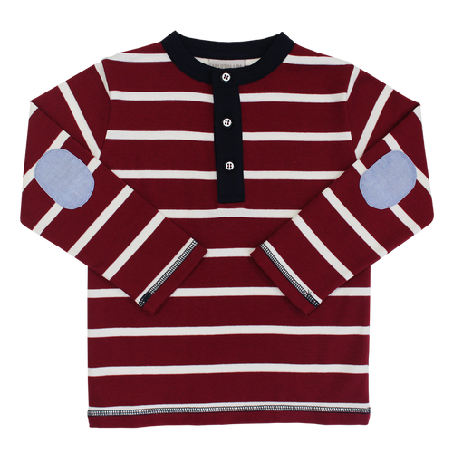 Martin Lim Kid Boy Long Sleeve stripe T-shirt