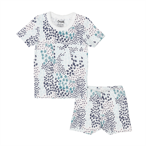 Coccoli GKid irl SS Cotton-Modal Short PyjamaTSM5644-624, Sizes 2y-12y