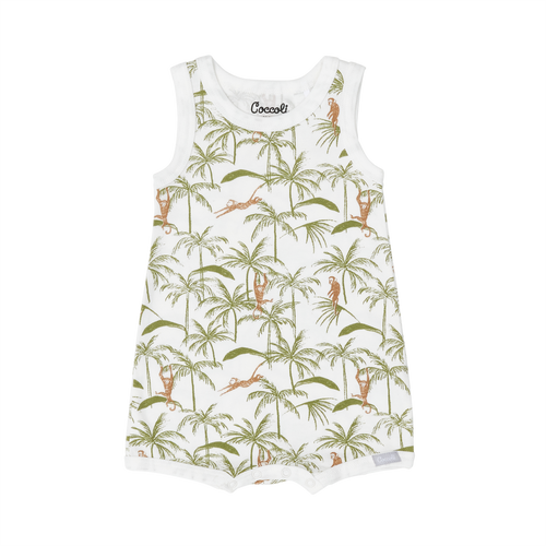 Coccoli Infant Boy/Girl/Neutral Cotton-Modal Romper CSM5643-304, Sizes 1m-18m