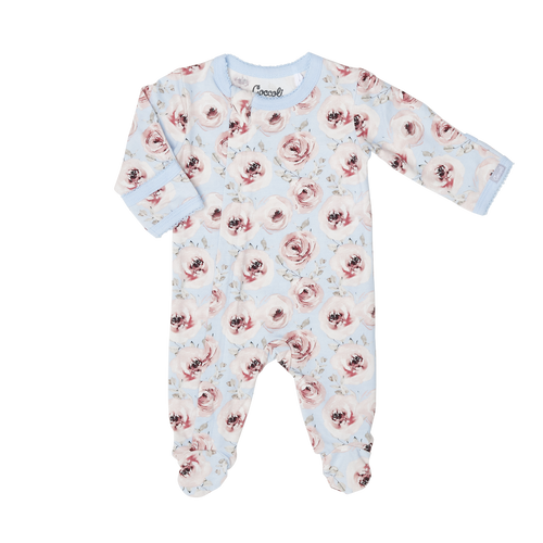 Coccoli Infant Girl Modal fermeture éclair  Pyjama  PZM5611-800, Tailles N-18m