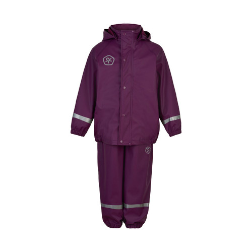 Color Kids Infant/kid - Rain Set - Recycled - Solid Pu 12m-10y 5967-574