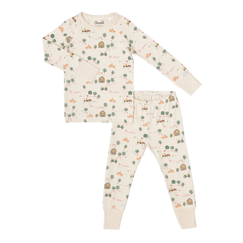 Coccoli Kid Boy/girl/neutral Ls Cotton-modal PyjAMa 2y-12y TLM5732-204