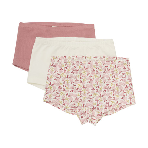 Minymo Kid Girl Hipsters 3-Pack AOP/RIB 123668-1701