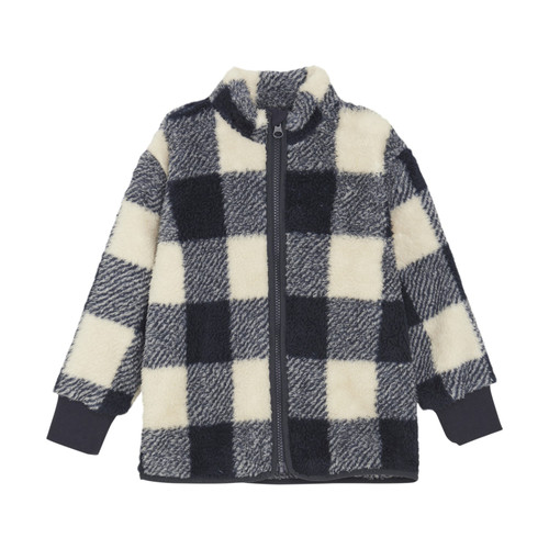 Minymo Boy Cardigan Teddy fleece 133599-7021