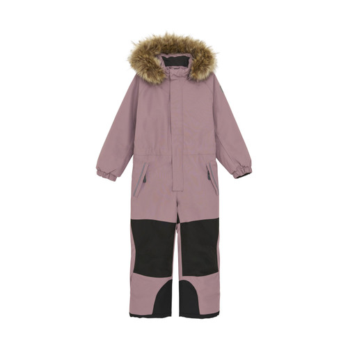 Color Kids Kid Girl Coverall W. Contrast & Fur 2y-10y 742193-4200