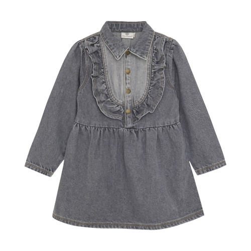 En Fant Infant/kid Girl Dress Denim 18m-10y 220582-1170