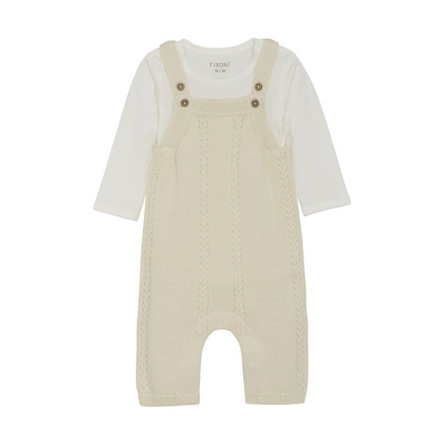 Fixoni Infant/kid - Set W. Body And Knit Romper N-24m 423009-1701