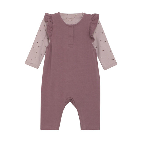 Fixoni Infant/kid Girl Set W. Body And Romper Sweat P-24m 422992-6060