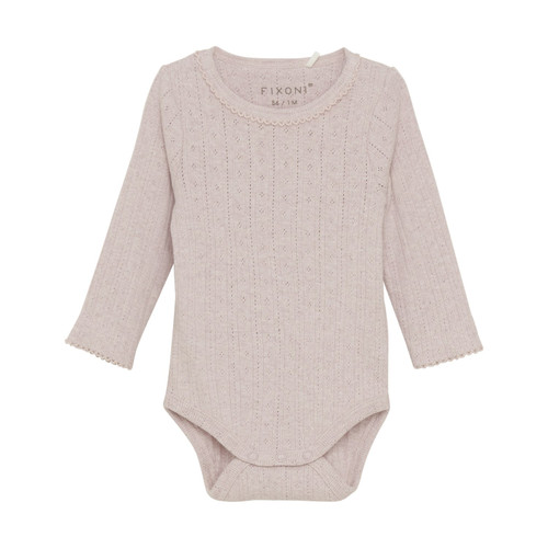 Fixoni Infant/kid Girl Body Ls Melange P-24m 423014-6527