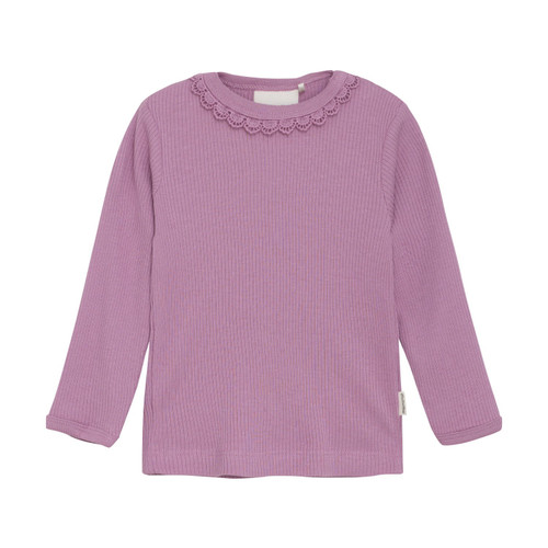 Minymo Infant/kid Girl T-shirt Ls Rib N-24m 114010-5111