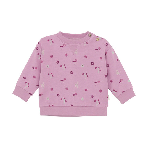 Minymo Infant/kid Girl Sweatshirt Ls Aop  N-24m 114017-5111