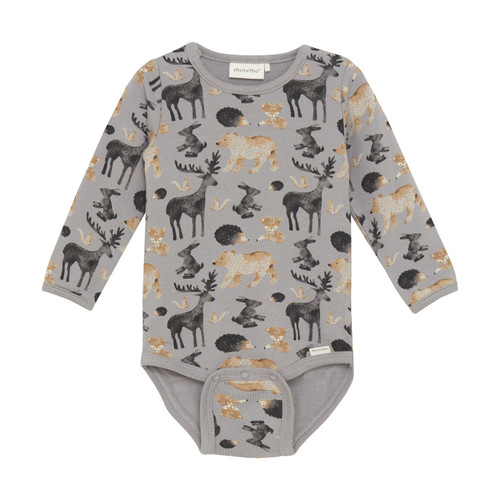 Minymo Infant/kid Boy Body Ls Aop Sweat N-24m 114057-1856