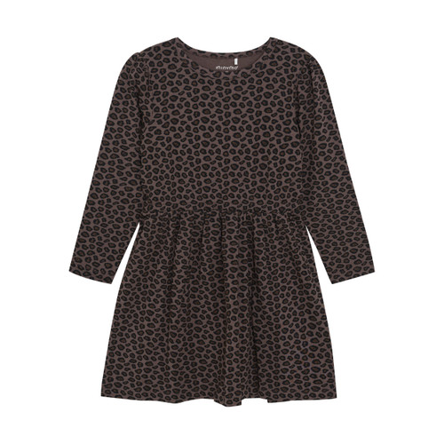 Minymo Infant/kid Girl Dress Ls Aop  18m-12y 124145-2502