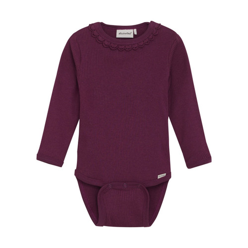Minymo Infant/kid Girl Body Ls Rib N-24m 114052-5722