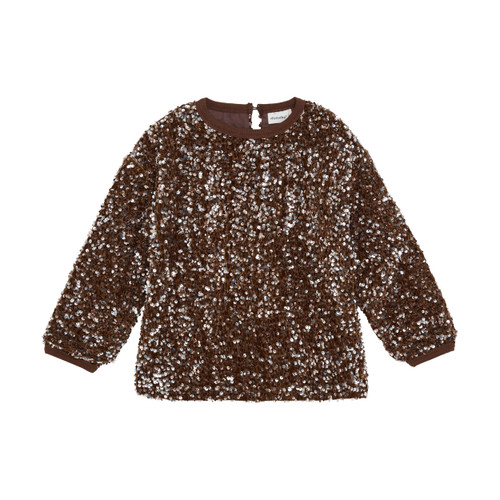 Minymo Infant/kid Girl Blouse Ls W. Sequins 18m-12y 124128-4200