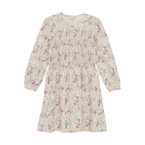 Minymo Infant/kid Girl Dress Ls Aop 18m-12y 124018-2015