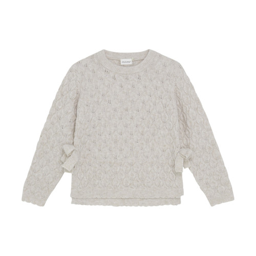 Minymo Infant/kid Girl Pullover Ls Knit  18m-12y 124130-2209