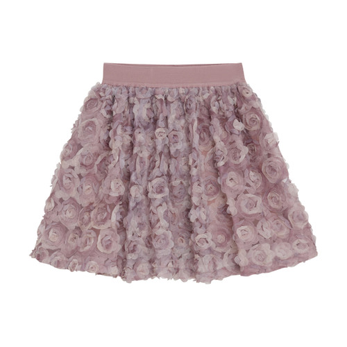 Minymo Infant/kid Girl Skirt W. Mesh Flowers 18m-12y 124139-4200