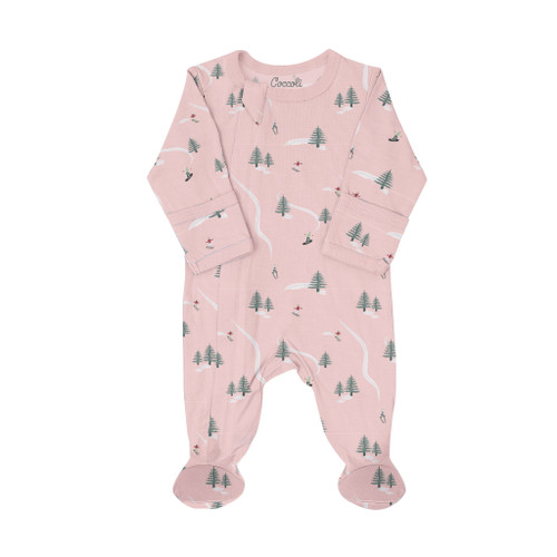Coccoli Infant Girl Modal Zipper Footie N-18m Pzm5943-661