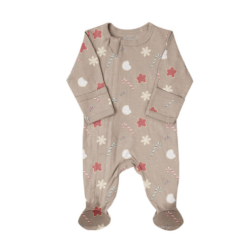 Coccoli Infant Boy/girl/neutral Modal Zipper Footie N-18m Pzm5954-224