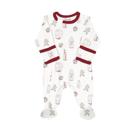 Coccoli Infant Boy/girl/neutral Modal Zipper Footie N-18m Pzm5964-902