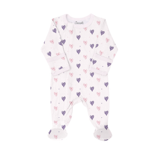 Coccoli Infant Girl Modal Zipper Footie N-18m Pzm5931-601
