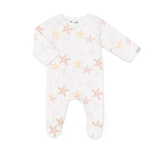 Coccoli Infant/kid Girl Cotton-modal Zipper Footie N-18m Pzm6005-202