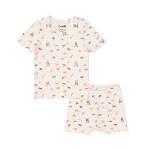 Coccoli Kid Girl Ss Cotton-modal Pyjama 2y-12y Tsm6015-231