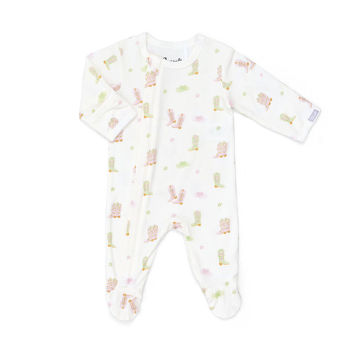 Coccoli Infant/kid Girl Modal Zipper Footie N-18m Pzm6013-197