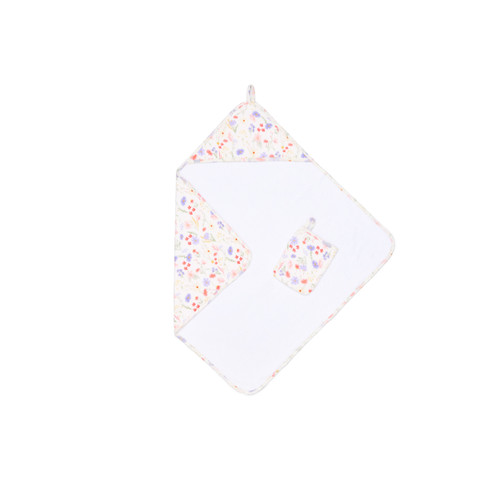 Coccoli Infant/kid Girl Modal Hooded Towel Set One Size Wt6021-207